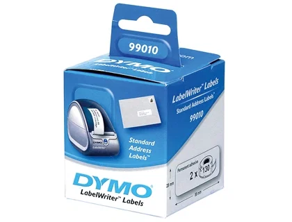 Dymo Etiquetas LabelWriter 99010 de Dirección, 89x28 mm, 2 Rollos