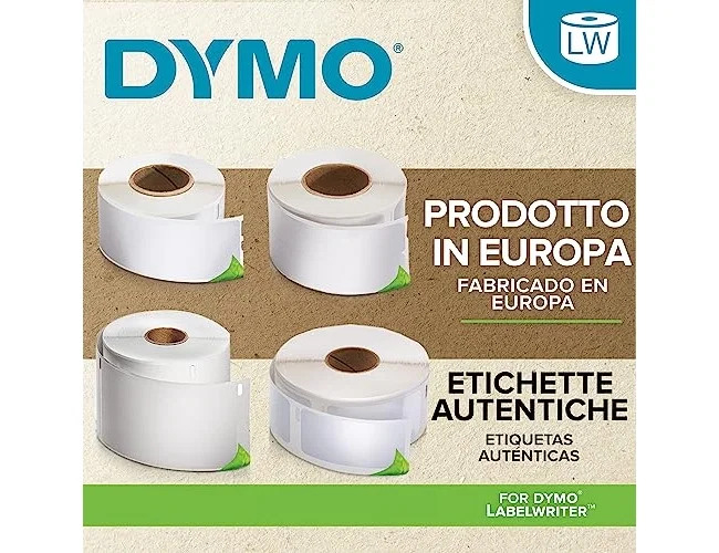Dymo Etiquetas de Dirección 89x36mm Blanco (2 Rollos de 260 unidades)