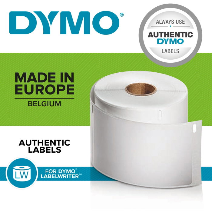 Dymo Etiquetas de Dirección 89x36mm Blanco (2 Rollos de 260 unidades)
