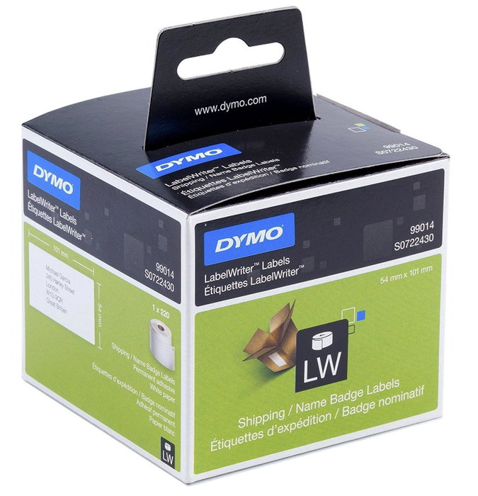 Dymo 99014 Etiquetas de envío y de identificación 101x54mm, 220 unidades