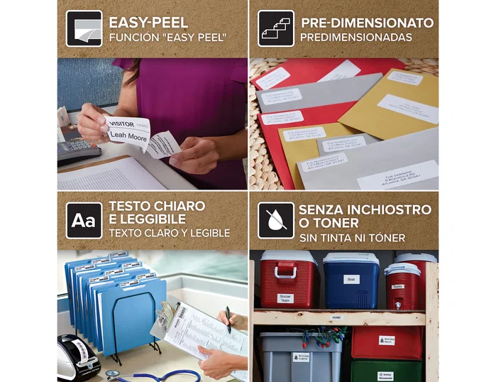 Dymo Etiquetas LabelWriter 25x54mm Blanco (500 unidades)