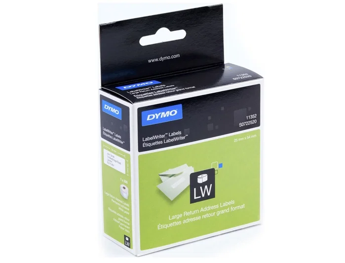 Dymo Etiquetas LabelWriter 25x54mm Blanco (500 unidades) Dymo Etiquetas LabelWriter 25x54mm Blanco (500 unidades)
