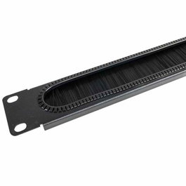 Wp european cabling solution Panel Pasacable Horizontal con Cepillo Negro 19" 483x44mm