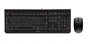 Cherry DC 2000 Teclado y Ratón Combo USB Español Negro - Teclado Completo 109 Teclas con 4 Hotkeys, Ratón Óptico 1200 DPI 3 Botones, Plug & Play, Premio Blauer Engel