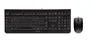 Cherry DC 2000 Teclado y Ratón Combo USB Español Negro - Teclado Completo 109 Teclas con 4 Hotkeys, Ratón Óptico 1200 DPI 3 Botones, Plug & Play, Premio Blauer Engel
