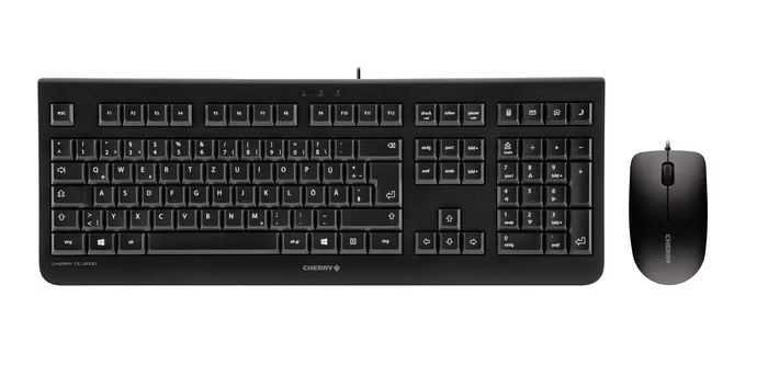 CHERRY DC 2000 Teclado y Ratón Inalámbricos USB Español Negro CHERRY DC 2000 Teclado y Ratón Inalámbricos USB Español Negro