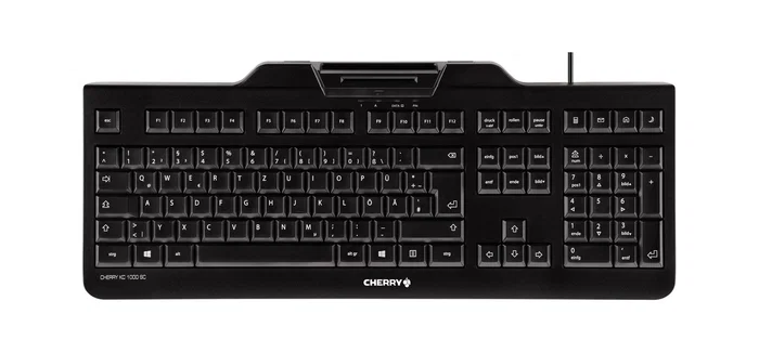 Cherry Teclado KC 1000 SC Lector de Tarjetas Inteligentes, Teclado de Seguridad con Lector de Tarjetas Inteligentes Integrado, Lector PC/SC, Compatible CCID, Windows/MacOS-X/Linux Cherry Teclado KC 1000 SC Lector de Tarjetas Inteligentes, Teclado de Seguridad con Lector de Tarjetas Inteligentes Integrado, Lector PC/SC, Compatible CCID, Windows/MacOS-X/Linux