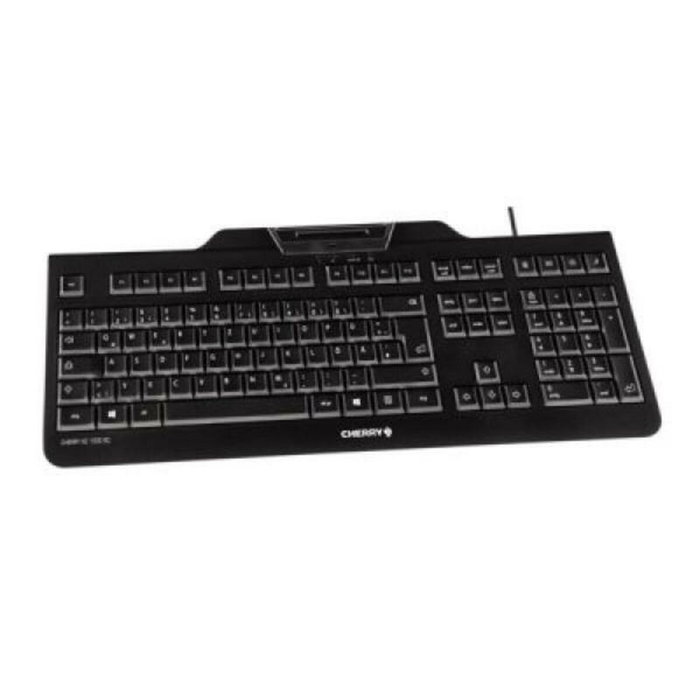 Cherry KC 1000 SC Teclado de Seguridad con Lector de Tarjetas Inteligentes Negro Cherry KC 1000 SC Teclado de Seguridad con Lector de Tarjetas Inteligentes Negro