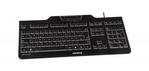 Cherry KC 1000 SC Teclado de Seguridad con Lector de Tarjetas Inteligentes Negro Cherry KC 1000 SC Teclado de Seguridad con Lector de Tarjetas Inteligentes Negro