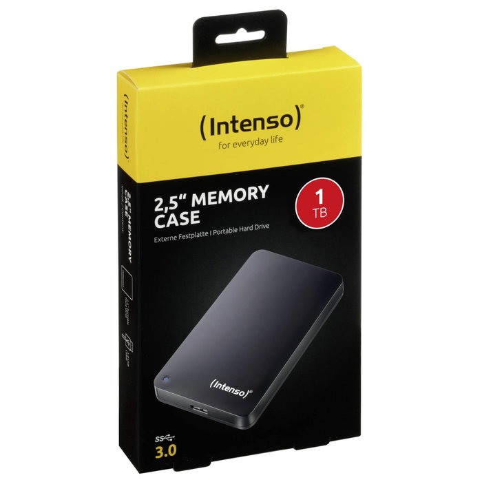 Intenso Memory Case 1 TB 2.5 pulg. USB 3.2 Gen 1 Negro