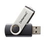 Intenso Memoria USB 2.0 Basic 16 GB 3503470 - Lápiz USB, Negro/Plata, Lectura 28 MB/s