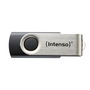 Intenso Memoria USB 2.0 Basic 16 GB 3503470 - Lápiz USB, Negro/Plata, Lectura 28 MB/s