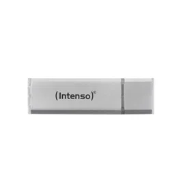 Intenso Ultra Line USB 3.2 Gen 1 16 GB Plata con Tapa, Aluminio, Lectura 70 MB/s