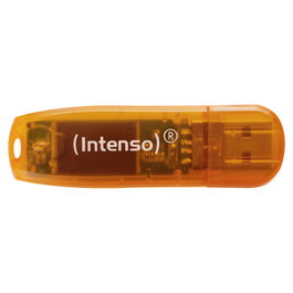 Intenso Rainbow Line 64GB USB 2.0 Naranja