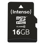 Intenso Tarjeta de Memoria Micro SD Clase 10 16GB (3413470) con Adaptador - Hasta 20MB/s Lectura