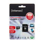 Intenso 3413480 - Tarjeta de Memoria Micro SD con Adaptador, 32 GB, Clase 10, Velocidad Lectura 20 MB/s, Velocidad Escritura 12 MB/s