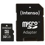 Intenso 3413480 Tarjeta de Memoria MicroSDHC 32GB Clase 10 25MB/s Negro Resistente a Agua, Golpes, Temperatura y Rayos X