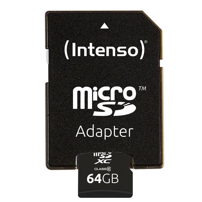 Intenso microSDXC 64 GB Clase 10 con Adaptador