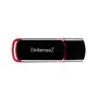 Intenso 3511470 Pendrive USB 2.0 16 GB, Velocidad Lectura 28 MB/s, Negro y Rojo, con Tapa, Compatible con Windows, Mac, Linux