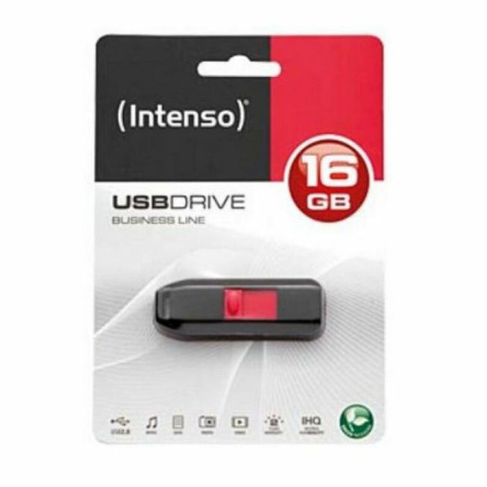 Intenso Business Line 16GB USB 2.0 Negro y Rojo Intenso Business Line 16GB USB 2.0 Negro y Rojo