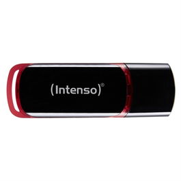 Intenso Memoria USB 2.0 Business Line 3511470 - 16GB Negro y Rojo, Lectura 28 MB/s, Escritura 6.5 MB/s