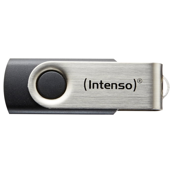 Intenso Basic Line 32 GB USB 2.0 Negro, Plata