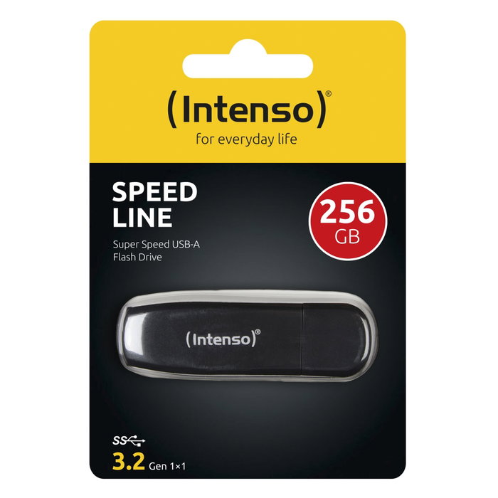 Intenso Speed Line 256 GB USB 3.2 Gen 1 Negro