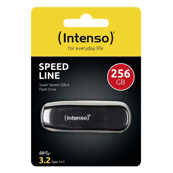 Intenso Speed Line 256 GB USB 3.2 Gen 1 Negro Intenso Speed Line 256 GB USB 3.2 Gen 1 Negro