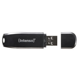 Intenso USB 3.2 Speed Line Memoria USB 32GB - Negro, Lectura 35MB/s