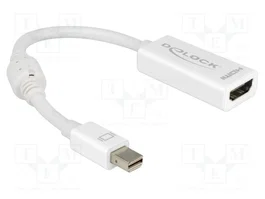 DeLOCK Adaptador mini DisplayPort a HDMI Blanco
