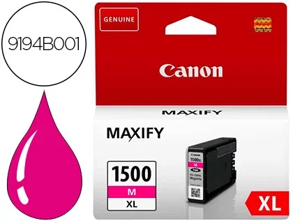 Canon PGI-1500XLM Cartucho de Tinta Magenta XL Canon PGI-1500XLM Cartucho de Tinta Magenta XL
