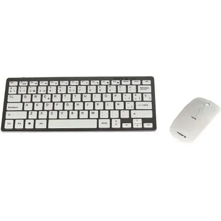 Tacens 6LEVISCOMBOV2 Teclado y Ratón Inalámbricos Compacto Ultrafino Multimedia Blanco con Sensor Óptico 1200-2000 DPI Tecnología 2.4G Tacens 6LEVISCOMBOV2 Teclado y Ratón Inalámbricos Compacto Ultrafino Multimedia Blanco con Sensor Óptico 1200-2000 DPI Tecnología 2.4G