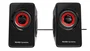Mars Gaming MS1 Altavoces Gaming 2.0 USB 10W Rojo/Negro