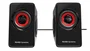 Mars Gaming MS1 Altavoces Gaming 2.0 Rojo y Negro