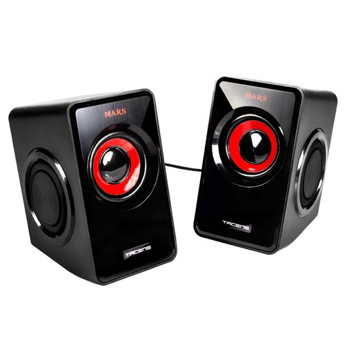 Mars Gaming MS1 Altavoces Gaming 2.0 Rojo y Negro Mars Gaming MS1 Altavoces Gaming 2.0 Rojo y Negro
