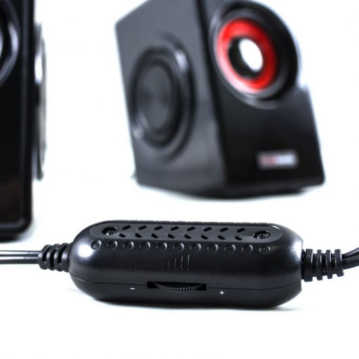 Mars Gaming MS1 Altavoces Gaming 2.0 Rojo y Negro Mars Gaming MS1 Altavoces Gaming 2.0 Rojo y Negro