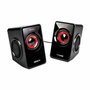 Mars Gaming MS1 Altavoces Gaming 2.0 Rojo y Negro