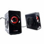 Mars Gaming MS1 Altavoces Gaming 2.0 Rojo y Negro