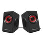 Mars Gaming MS1 Altavoces Gaming 2.0 Rojo y Negro