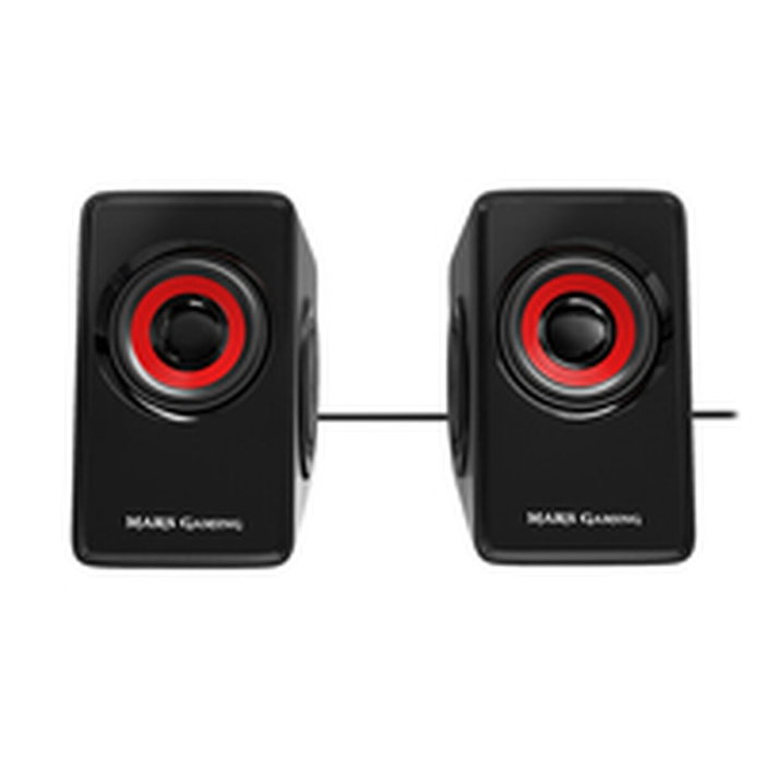 Mars Gaming MS1 Altavoces Gaming 2.0 Rojo y Negro Mars Gaming MS1 Altavoces Gaming 2.0 Rojo y Negro