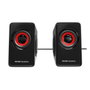 Mars Gaming MS1 Altavoces Gaming 2.0 Rojo y Negro