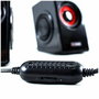 Mars Gaming MS1 Altavoces Gaming 2.0 Rojo y Negro 10W USB/Jack 3.5mm