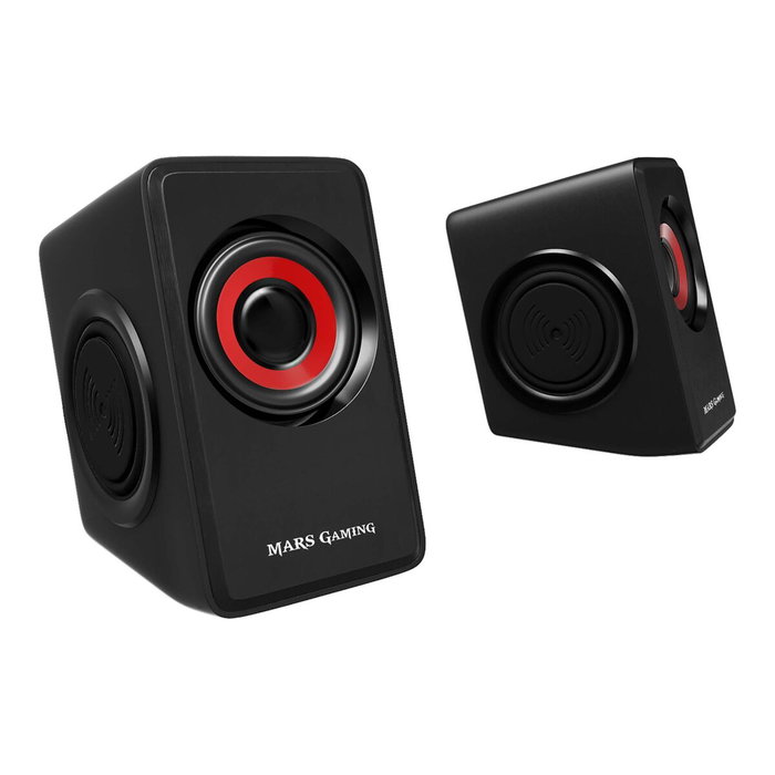 Mars Gaming MS1 Altavoces Gaming 2.0 Rojo y Negro Mars Gaming MS1 Altavoces Gaming 2.0 Rojo y Negro