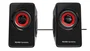 Mars Gaming MS1 Altavoces Gaming 2.0 Rojo y Negro 10W USB/Jack 3.5mm