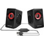 Mars Gaming Altavoces MS1 10W 2.0 Estéreo Color Rojo