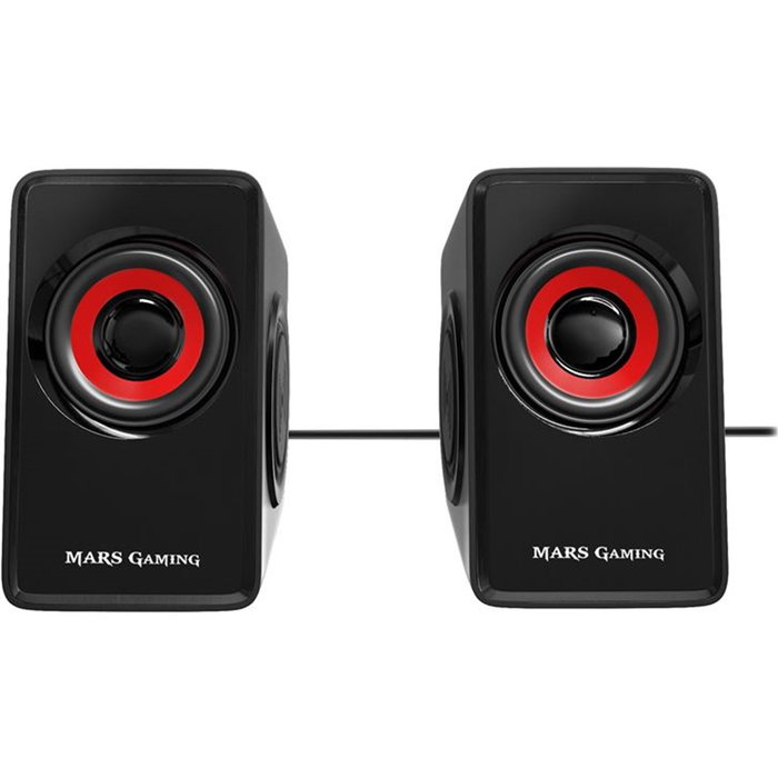 Mars Gaming Altavoces MS1 10W 2.0 Estéreo Color Rojo Mars Gaming Altavoces MS1 10W 2.0 Estéreo Color Rojo