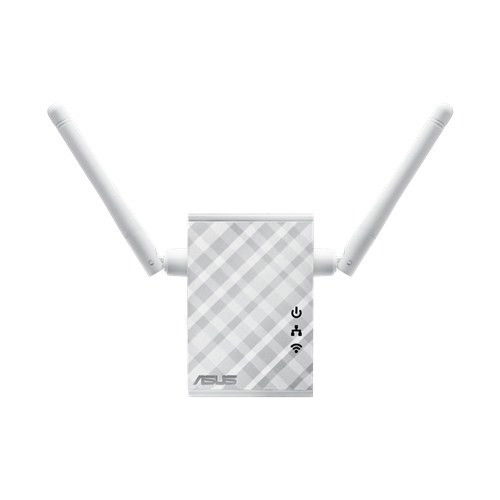 Asus Repetidor WiFi RP-N12 300Mbps, Extensor de Red Inalámbrico con 2 Antenas MIMO Externas, Cobertura Ampliada para el Hogar