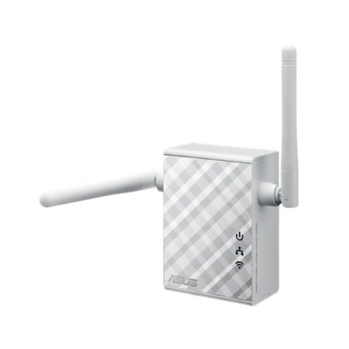 ASUS RP-N12 Repetidor Wi-Fi 300 Mbit/s 2.4 GHz, 10/100Mbit/s Ethernet, WPA2-PSK, 2 Antenas