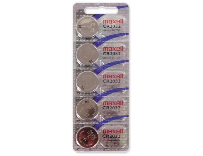 Maxell CR2032 Pilas de Litio 3V - Pack de 5 unidades