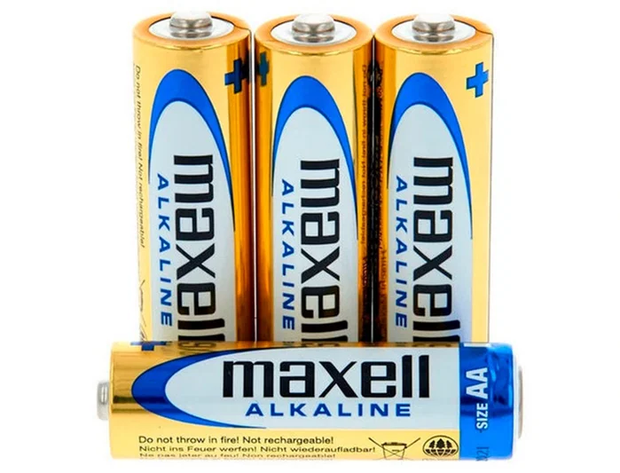 Maxell Pilas Alcalinas AA LR06 Pack de 4 unidades Maxell Pilas Alcalinas AA LR06 Pack de 4 unidades